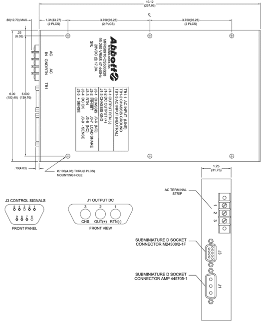 CS500 Series AC to DC Power Supplies - Abbott Technologies
